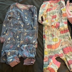 Carter's Kids Pajama Set - Blue and Pink Whales